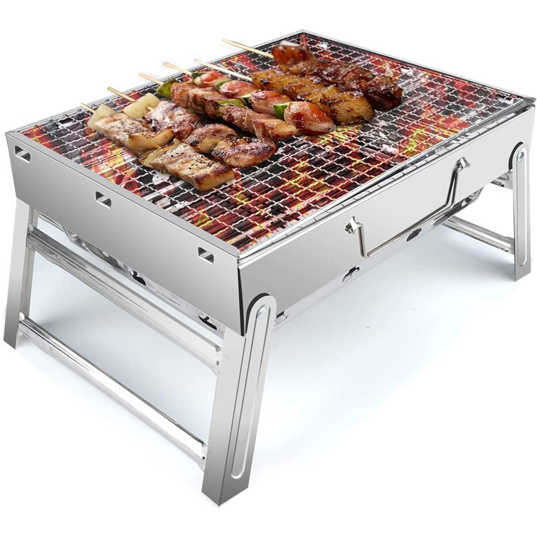 Large Kabob BBQ Grills for Outdoor Grilling Cooking Camping Hiking